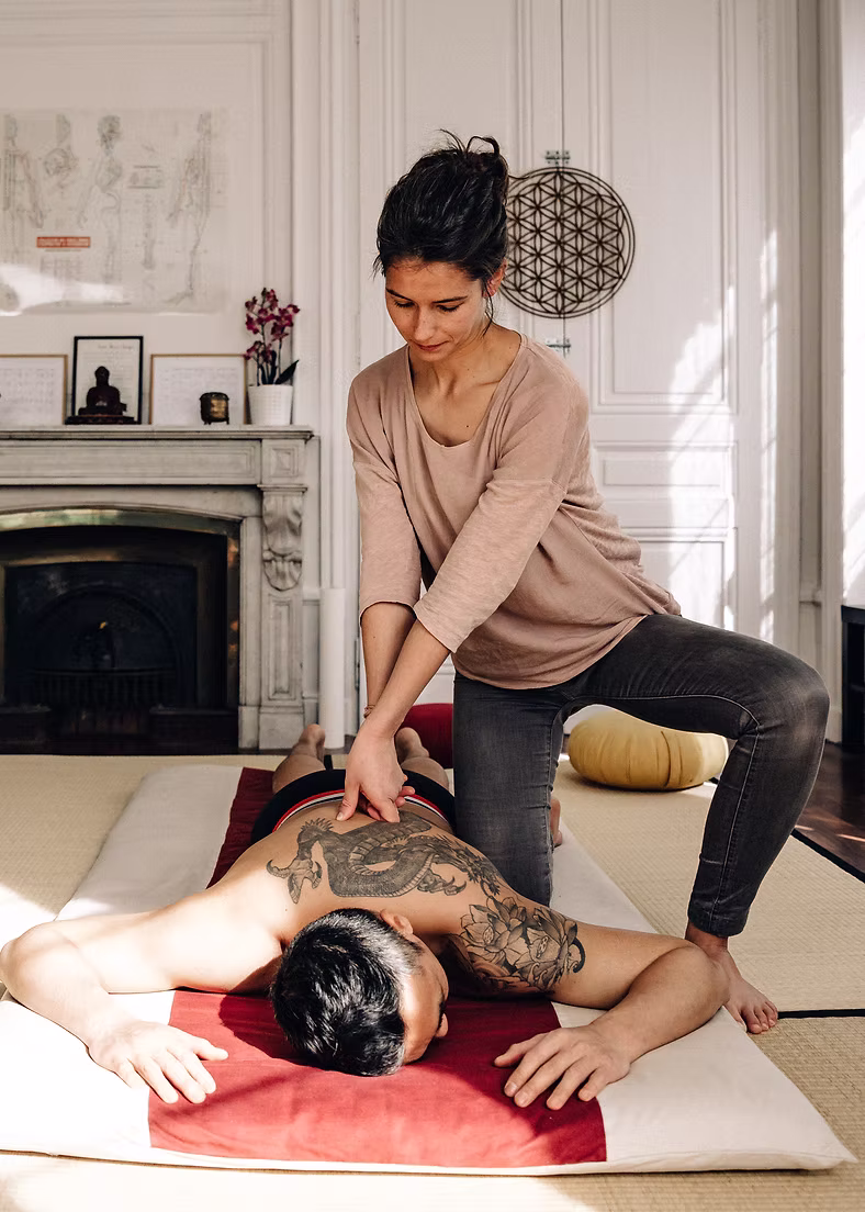 Séance de shiatsu à Lyon — Keiko Shiatsu, reportage métier ANtO photographe