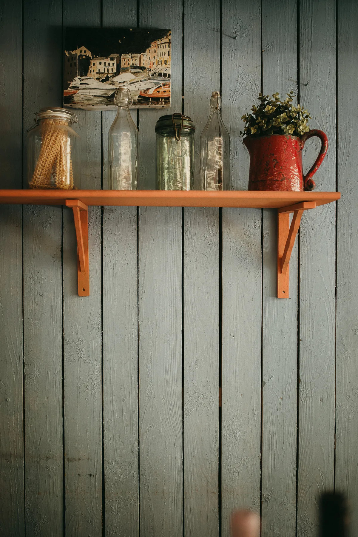 Détail de la table dressée après la cérémonie