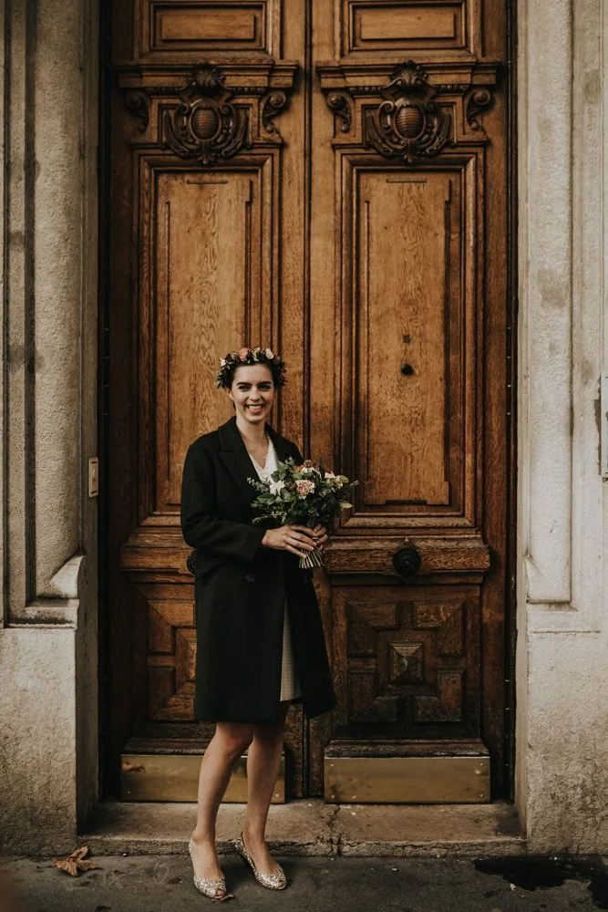 Portraits avant la cérémonie civile à la mairie de Lyon — C & M