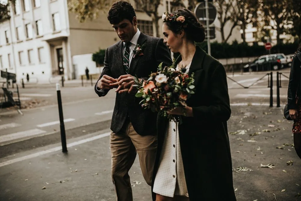 Cérémonie civile dans la salle des mariages de la mairie du 3ème arrondissement de Lyon — photographe mariage civil