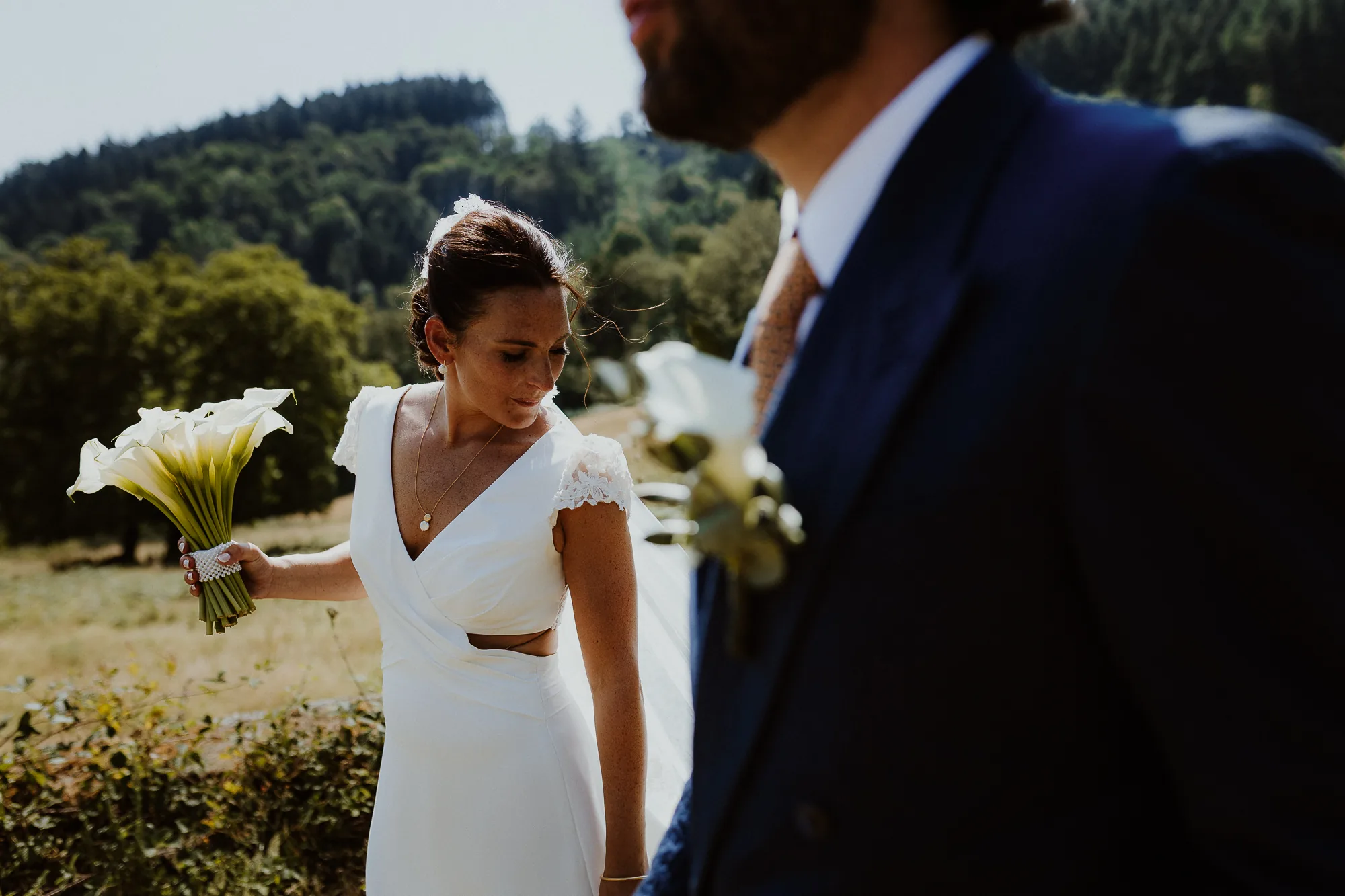 Le bouquet de la mariée au Château de Vaulx