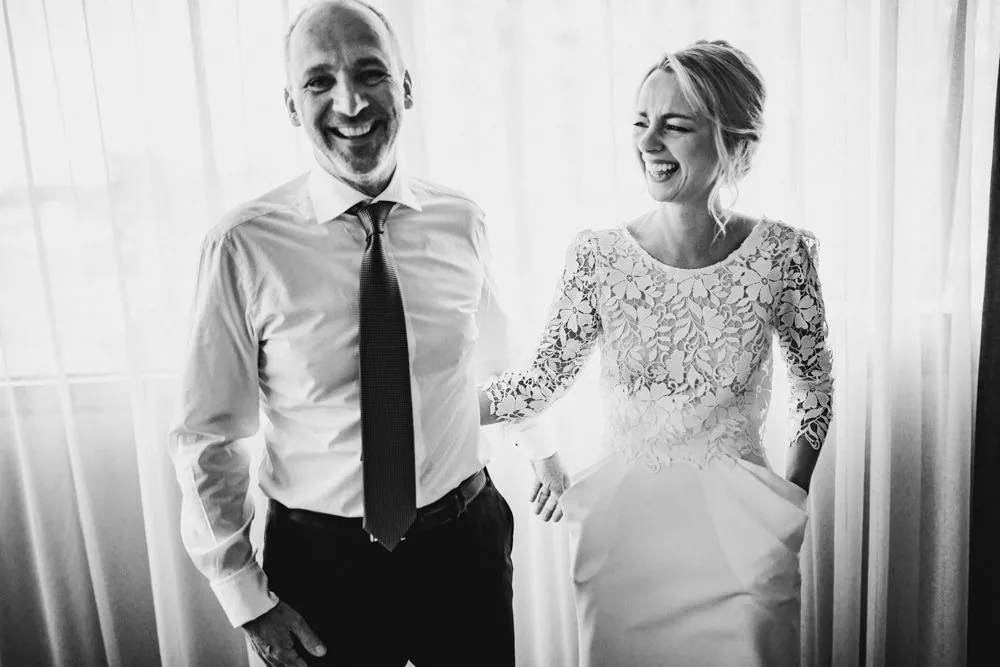 Groupe d'invités lors du cocktail du mariage de Marie et Mathieu, Golf du Gouverneur 2022