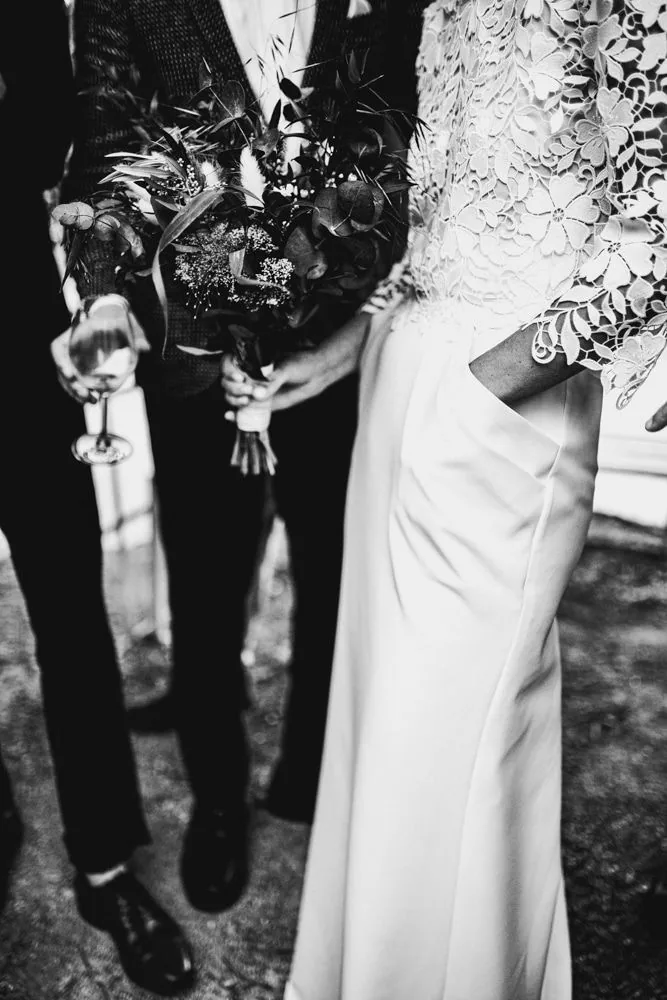 Table et convives lors du dîner de mariage au Golf du Gouverneur, Monthieux 2022