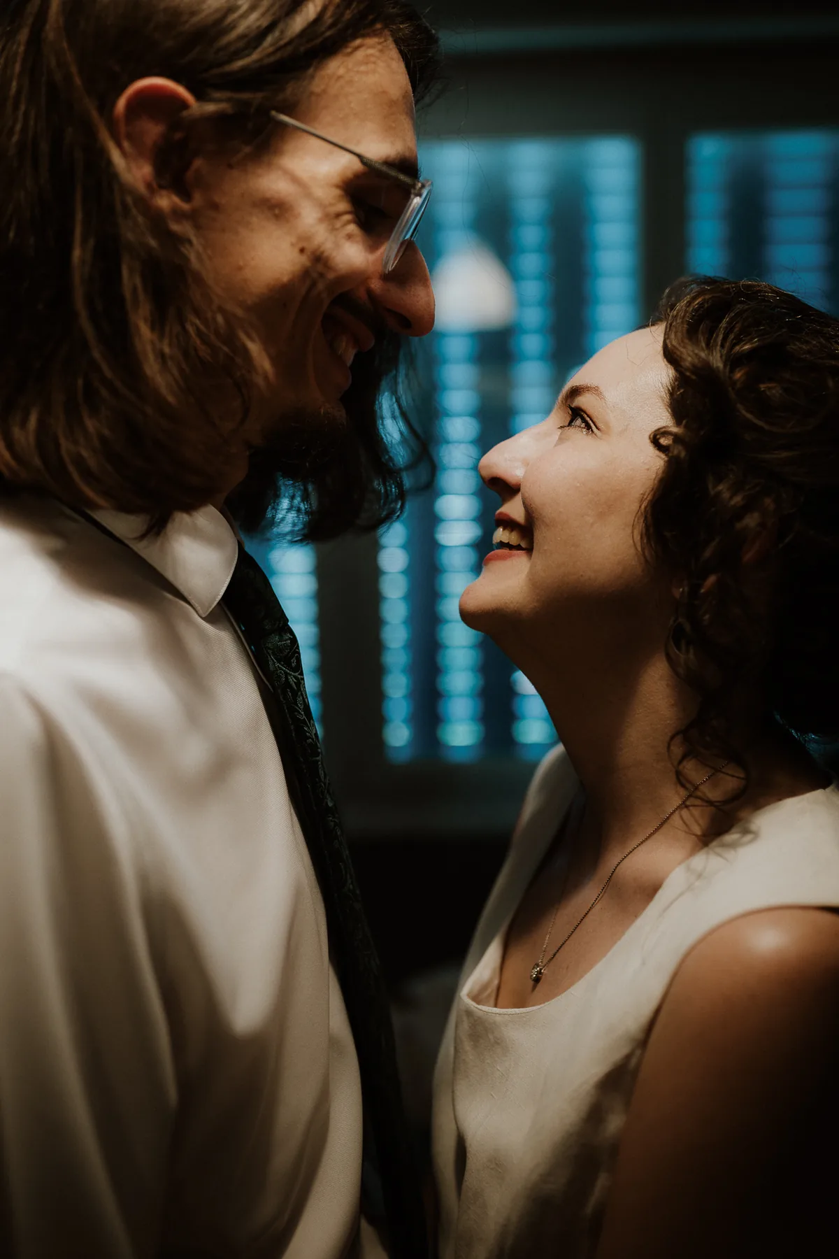 Portrait d'une mariée avant la cérémonie civile à Clermont-Ferrand
