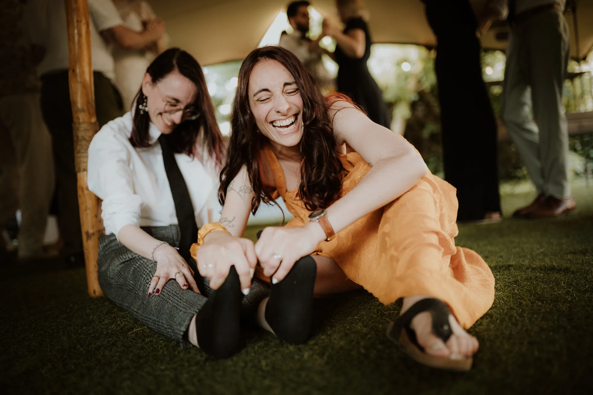 Moment de fête dans le jardin, Thiers